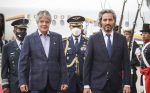 Cafiero recibió al presidente de Ecuador en su primera visita al país
