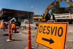 Desvíos en el tránsito por obras en calle Santo Domínguez y Zanni