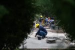 Desvíos en el tránsito en Illia y Carbó por avances en la obra de la plaza Sáenz Peña