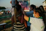 Jornada nocturna de vacunación en el Parque Gazzano