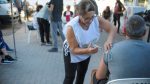 Jornada de vacunación en la Plaza Mujeres Entrerrianas