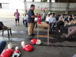 Capacitaron a trabajadores municipales en RCP, primeros auxilios y uso de extintores