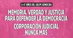 Organismos de DDHH difundieron la consigna para este 24 de Marzo