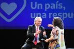 Fernández participó del cierre del encuentro nacional «Un país, una respuesta»