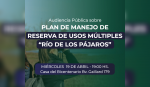 Colón convoca a una audiencia pública sobre la Reserva “Río de los Pájaros”