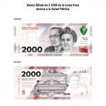 Ya circula el nuevo billete de $2.000