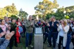 Bordet y Bahl inauguraron la puesta en valor de la Plaza Sáenz Peña