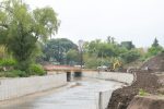 Bahl y Bordet recorrieron las obras del arroyo Las Viejas
