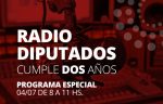 Transmisión especial de Radio Diputados por su segundo aniversario