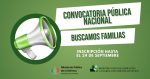 Convocatoria nacional de familias para niños y niñas de 10 años y adolescentes