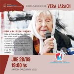 Concepción del Uruguay invita a un conversatorio con Vera Jarach