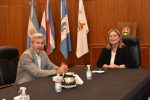 La presidenta del STJ recibió a Rogelio Frigerio