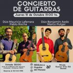 Noche de dúos de guitarra en la Biblioteca Popular