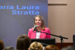 Stratta fue distinguida como Embajadora del Foro Económico de la Mujer