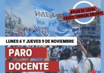 El Frente Sindical Docente estableció dos días de paro ante la falta de respuesta en la paritaria