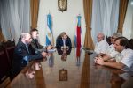 Frigerio recibió a representantes de la Federación Combatientes de Malvinas Entre Ríos