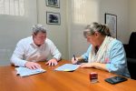 Rubricaron un comodato entre el IAPV y comuna Colonia Roca